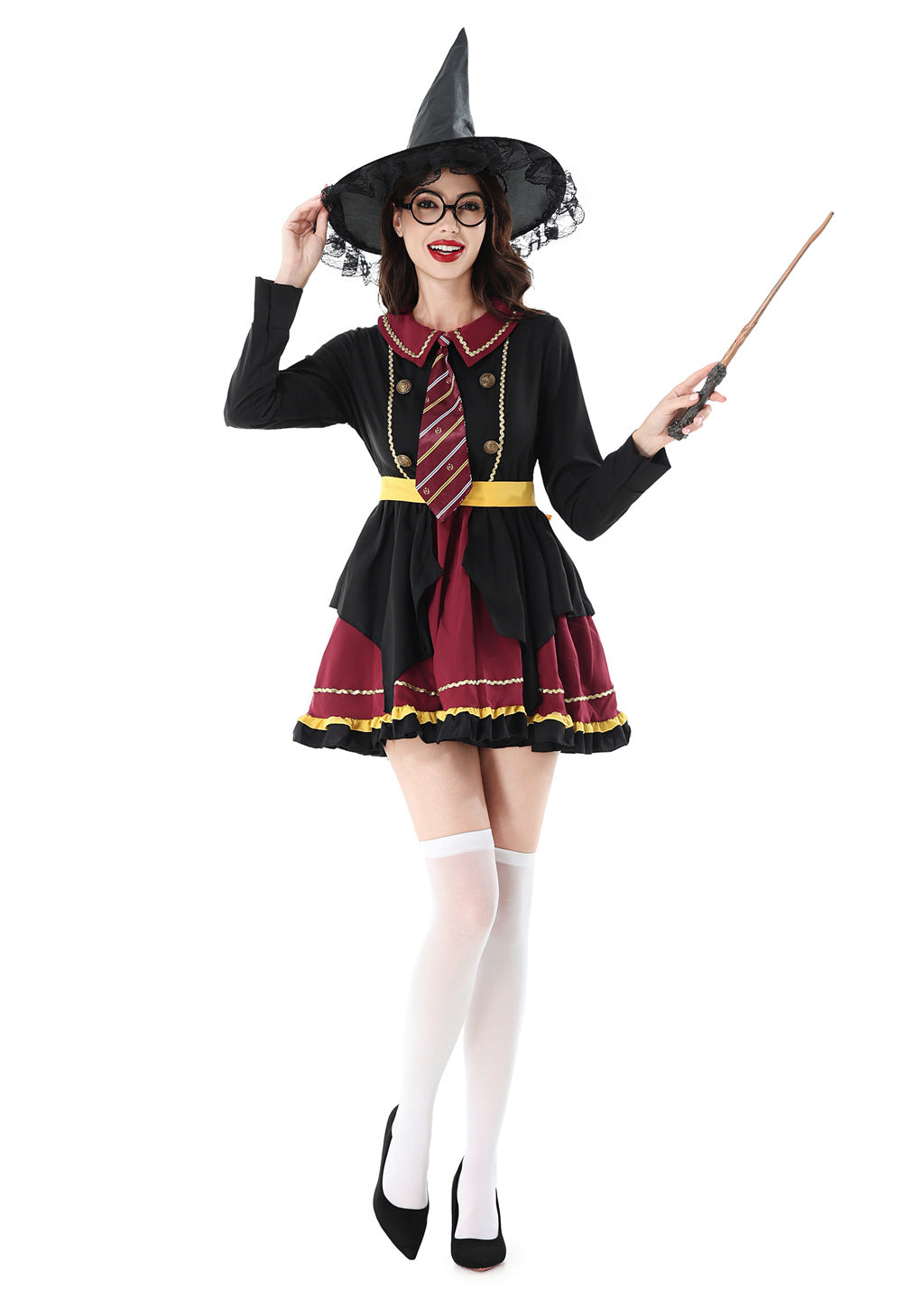 Kids Harry Potter Costume Set | Wizard Robe with Hat for Halloween & Stage
