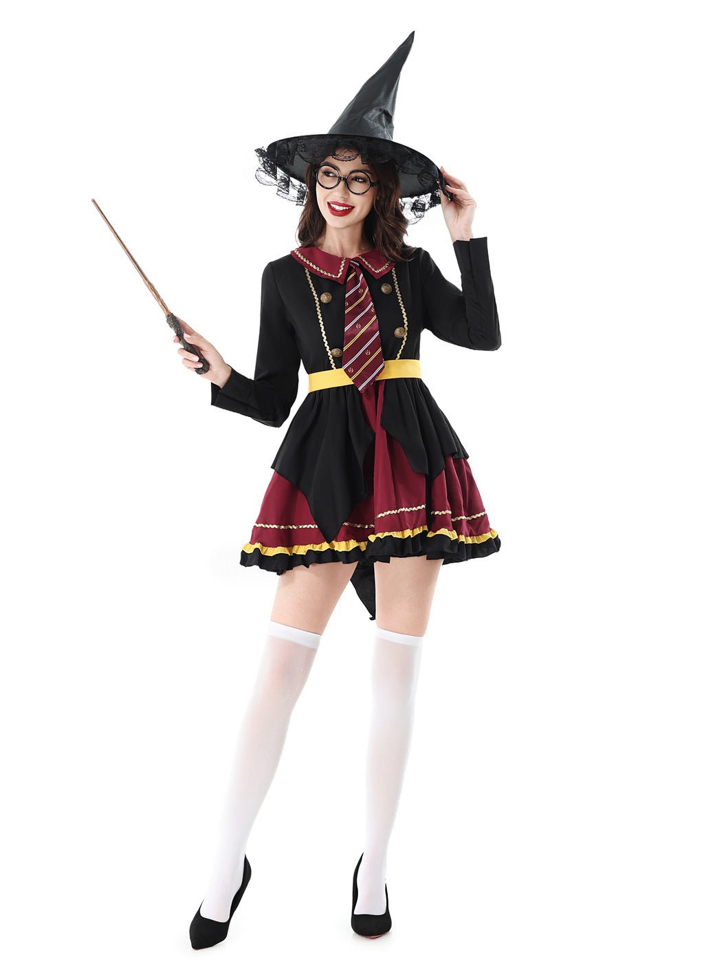 Kids Harry Potter Costume Set | Wizard Robe with Hat for Halloween & Stage - pajamask