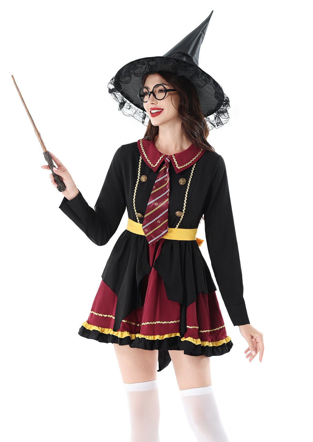 Kids Harry Potter Costume Set | Wizard Robe with Hat for Halloween & Stage - pajamask