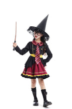 Kids Harry Potter Costume Set | Wizard Robe with Hat for Halloween & Stage