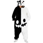 Monokuma Onesie For Women & Men Onesie Pajamas Halloween Outfit - pajamask