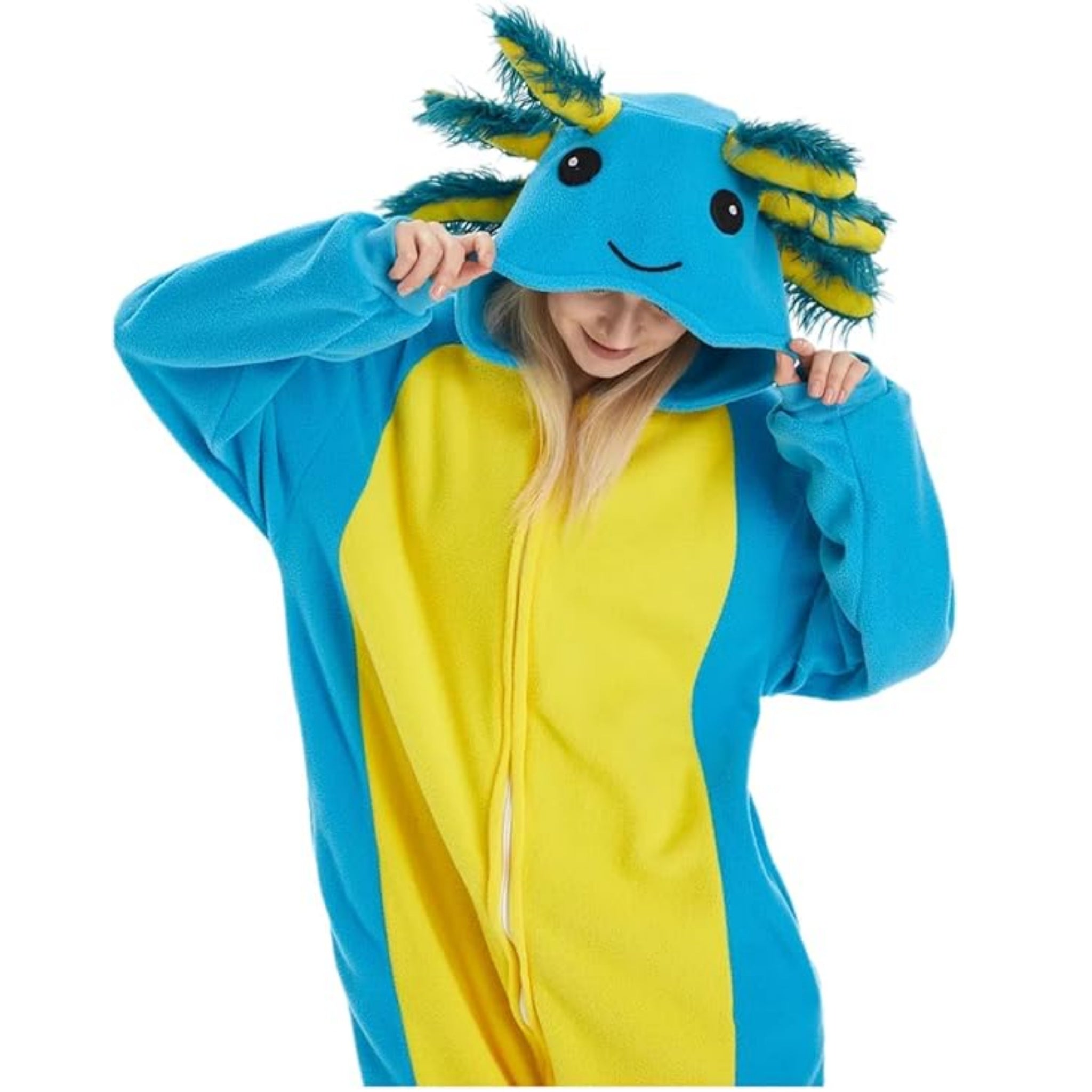 Unique Halloween Costume Ideas Axolotl Onesie for Women & Ladies