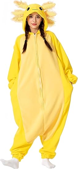 Axolotl Costume Halloween Cute Animal Onesies