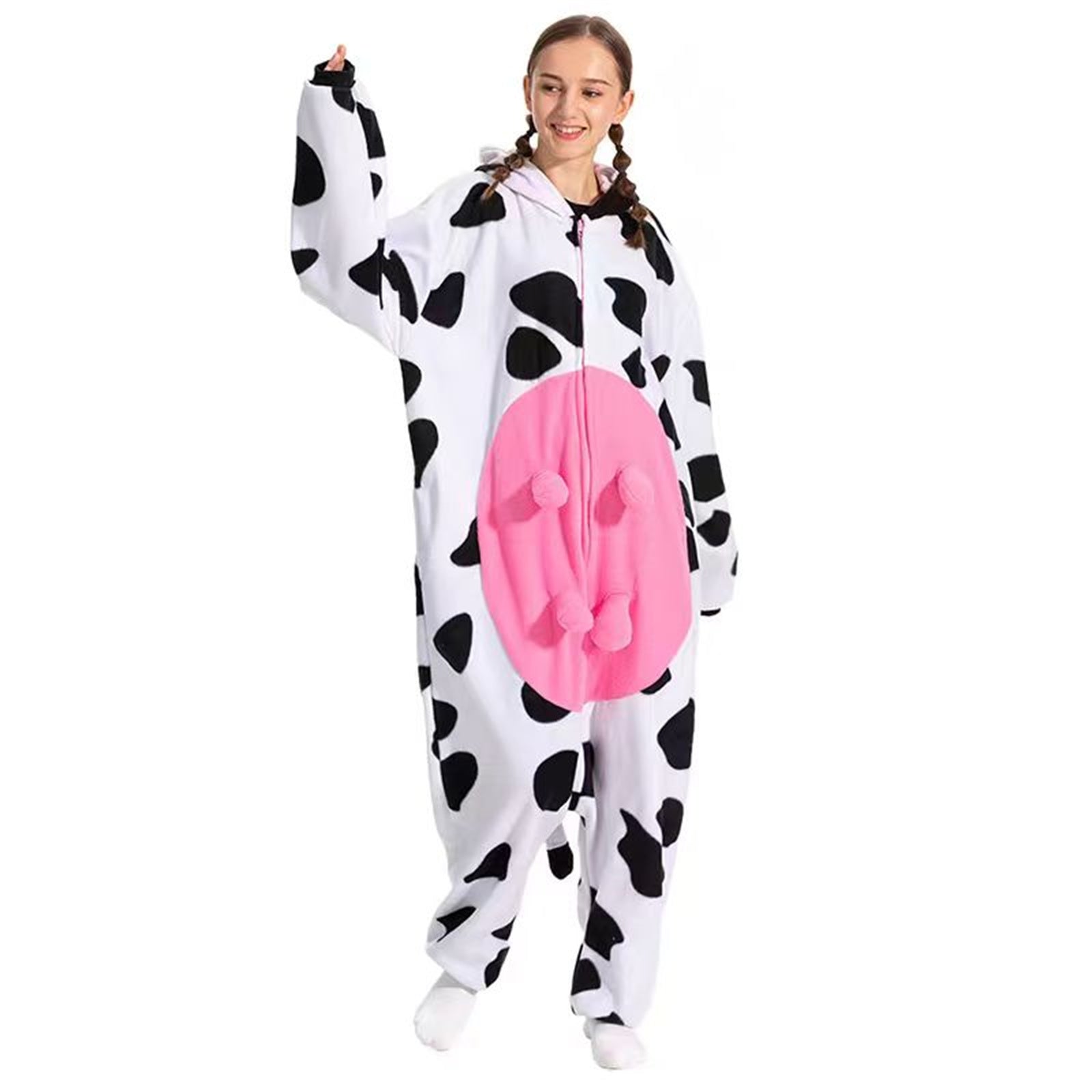 Adult Animal Onesie Pajamas for Men & Women - Unisex Halloween Cosplay Costume, One-Piece Sleepwear