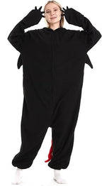 Unisex Adult Hooded One Piece Halloween Costumes Pajamas Set