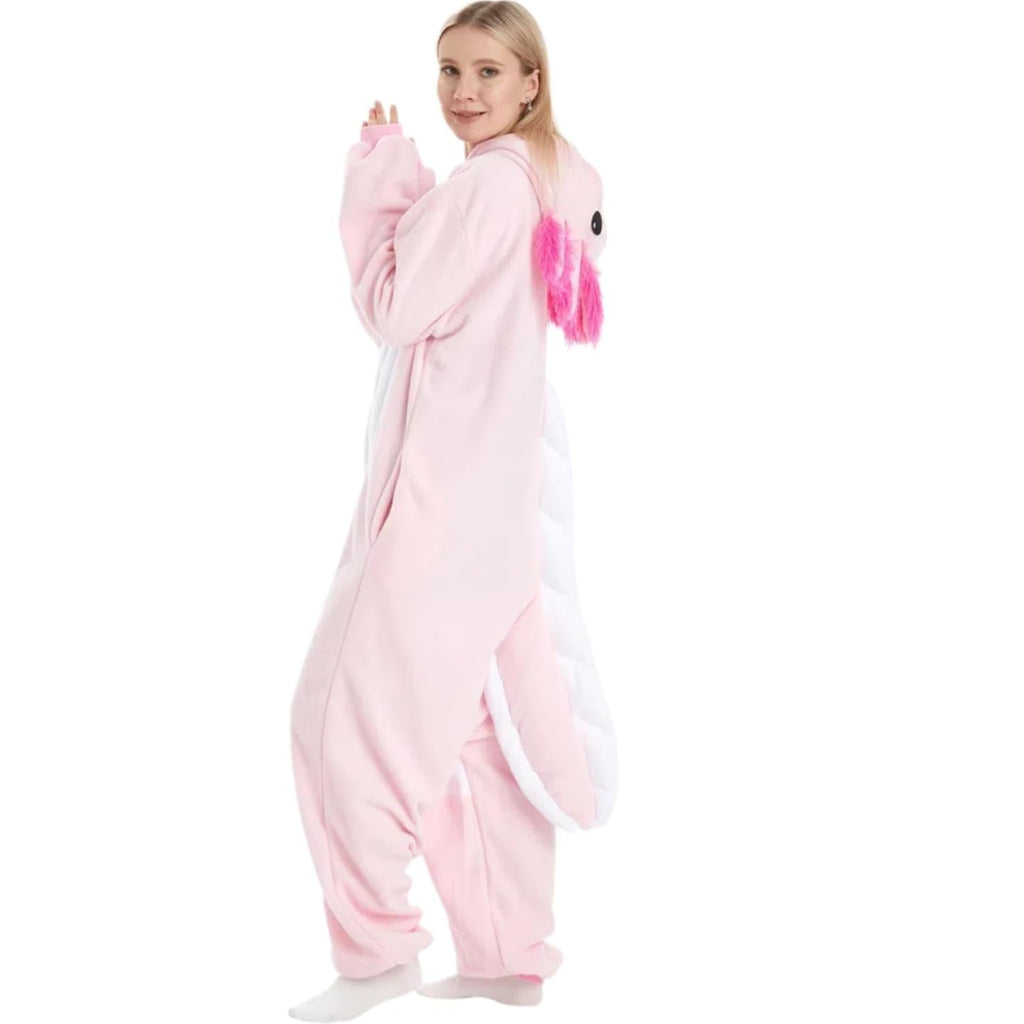 Unique Halloween Costume Ideas Axolotl Onesie for Women & Ladies - pajamask