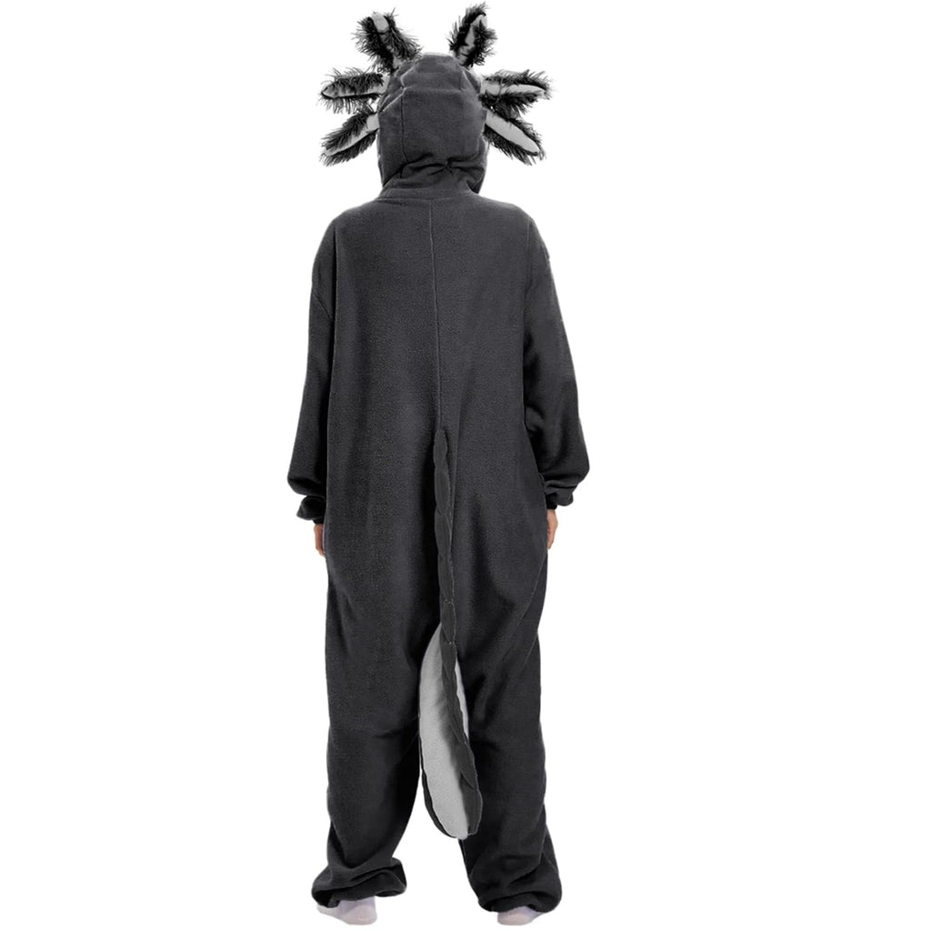 Unique Halloween Costume Ideas Axolotl Onesie for Women & Ladies - pajamask