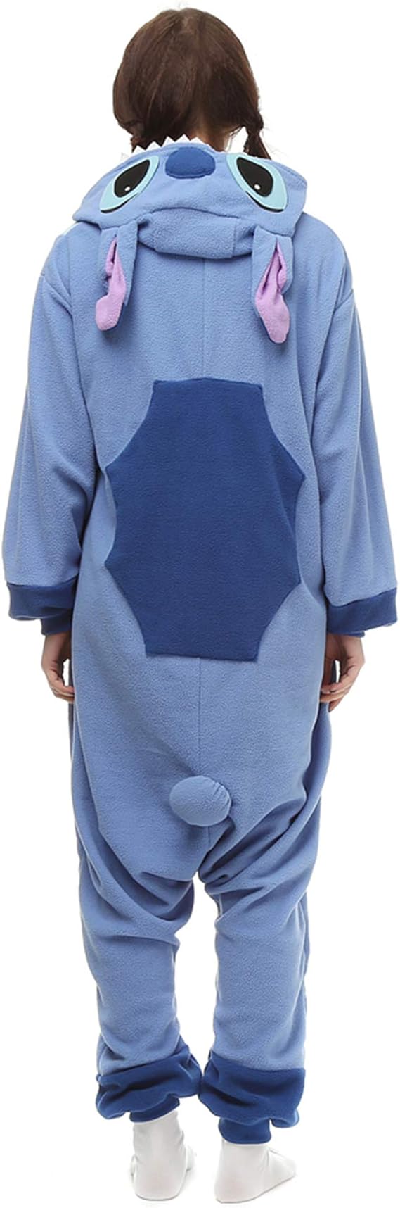 Stitch & Angel & Leroy Onesie Pajamas for Adult & Teenager Halloween Costume Cosplay Outfit