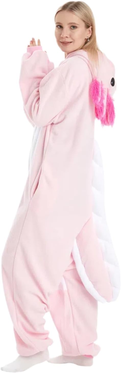Axolotl Costume Halloween Cute Animal Onesies