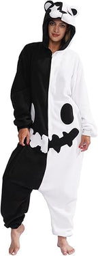 Monokuma Onesie For Women & Men Onesie Pajamas Halloween Outfit