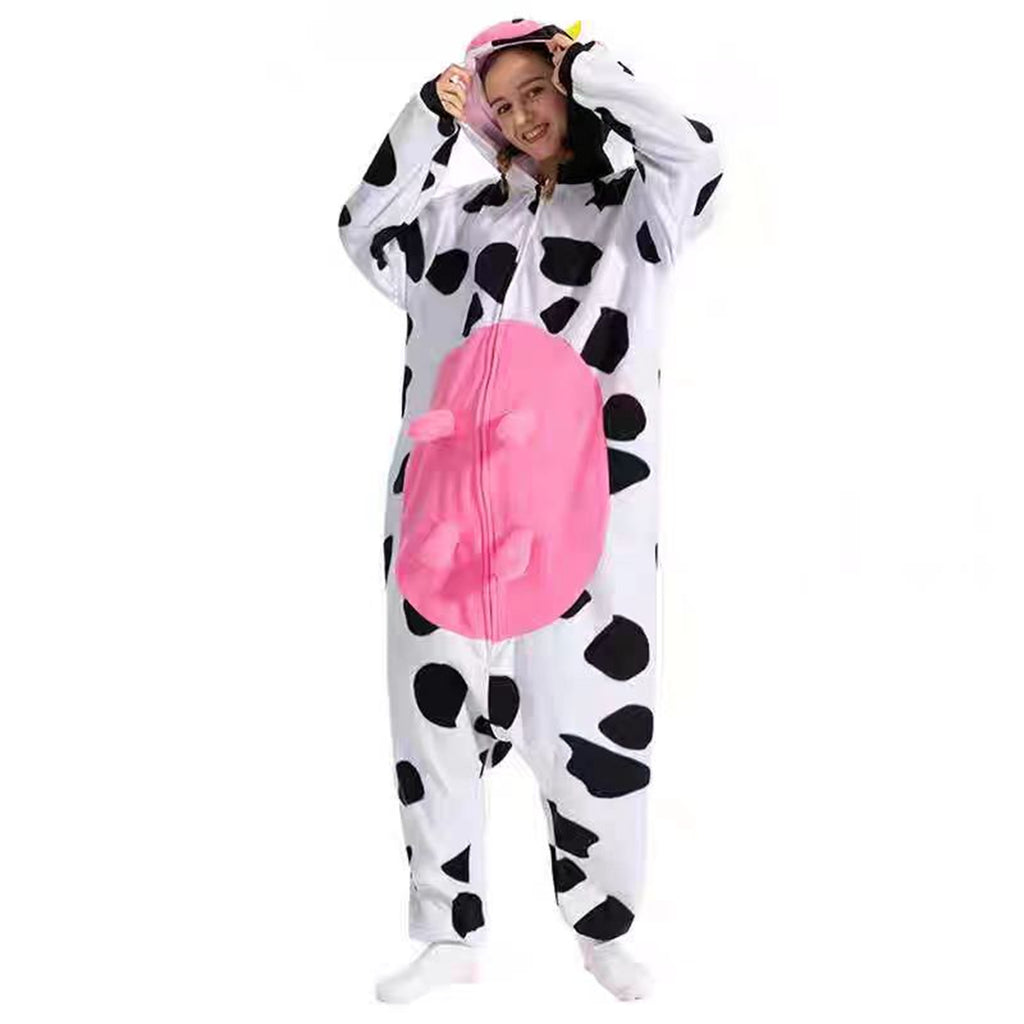Adult Animal Onesie Pajamas for Men & Women - Unisex Halloween Cosplay Costume, One-Piece Sleepwear