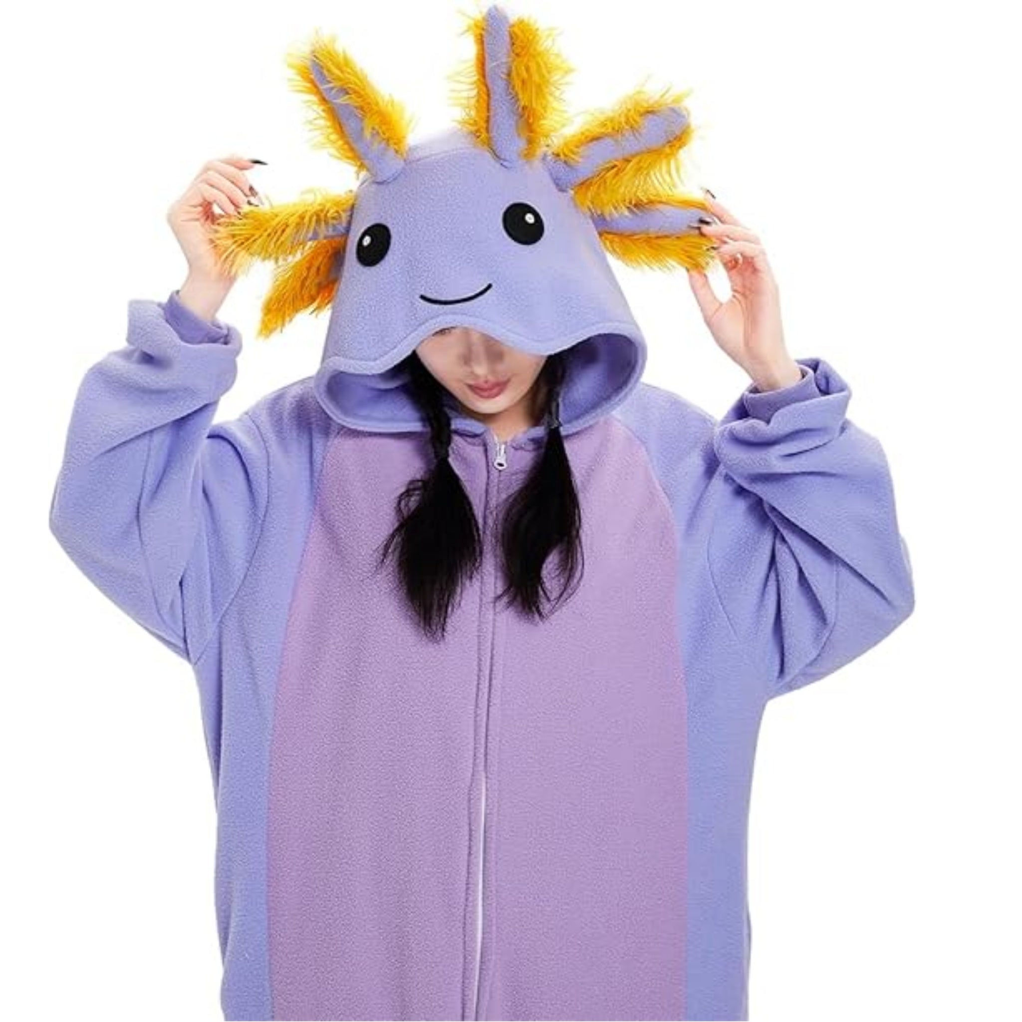 Unique Halloween Costume Ideas Axolotl Onesie for Women & Ladies