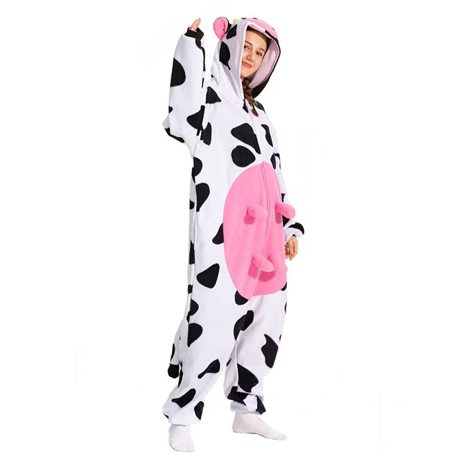 Adult Animal Onesie Pajamas for Men & Women - Unisex Halloween Cosplay Costume, One-Piece Sleepwear