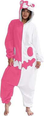 Monokuma Onesie For Women & Men Onesie Pajamas Halloween Outfit