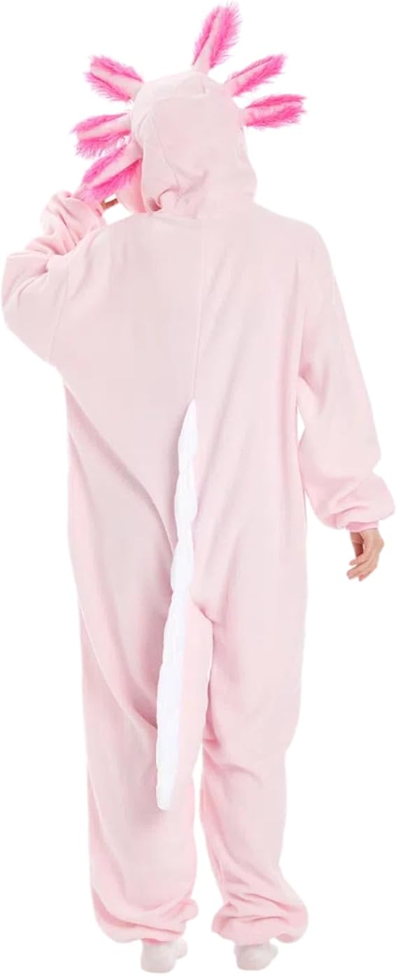 Axolotl Costume Halloween Cute Animal Onesies