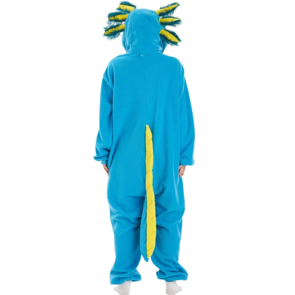 Unique Halloween Costume Ideas Axolotl Onesie for Women & Ladies - pajamask