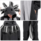 Axolotl Costume Halloween Cute Animal Onesies