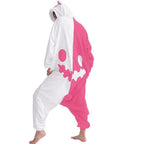 Monokuma Onesie For Women & Men Onesie Pajamas Halloween Outfit - pajamask