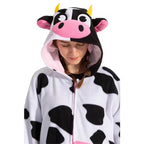 Adult Animal Onesie Pajamas for Men & Women - Unisex Halloween Cosplay Costume, One-Piece Sleepwear
