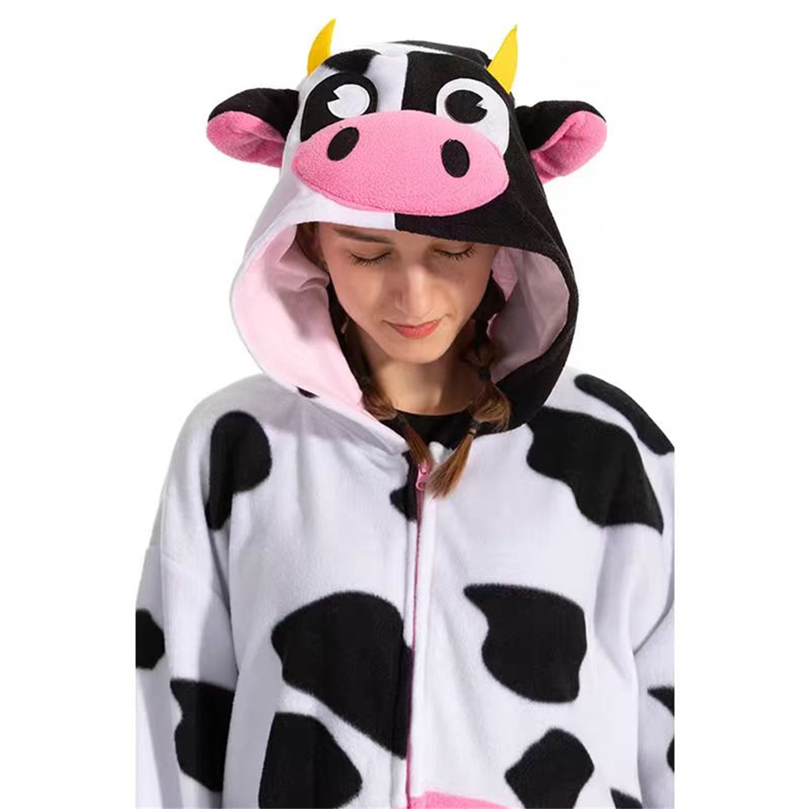 Adult Animal Onesie Pajamas for Men & Women - Unisex Halloween Cosplay Costume, One-Piece Sleepwear