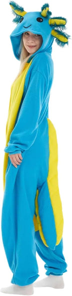 Axolotl Costume Halloween Cute Animal Onesies