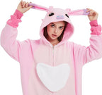 Stitch & Angel & Leroy Onesie Pajamas for Adult & Teenager Halloween Costume Cosplay Outfit