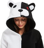 Monokuma Onesie For Women & Men Onesie Pajamas Halloween Outfit