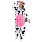 Adult Animal Onesie Pajamas for Men & Women - Unisex Halloween Cosplay Costume, One-Piece Sleepwear